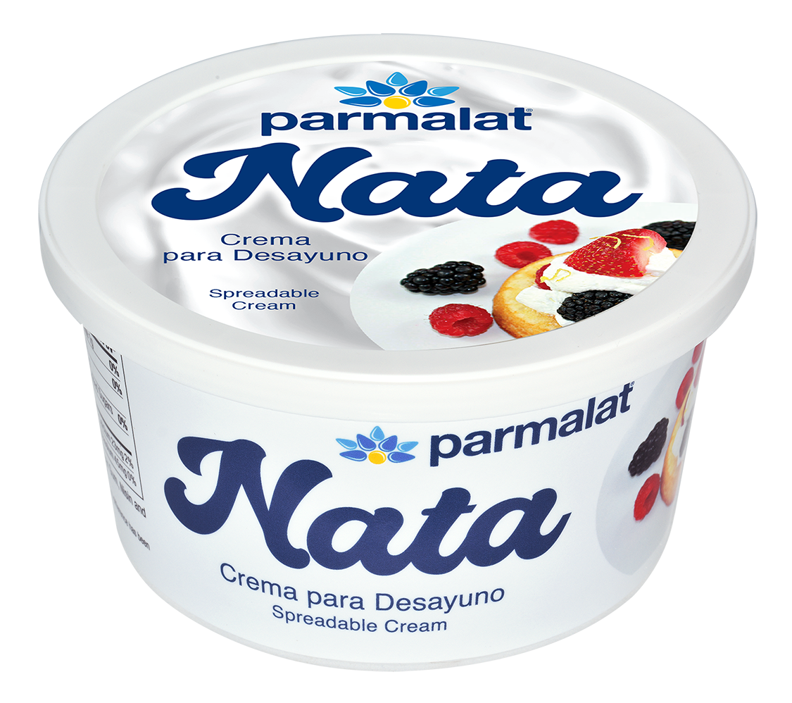 container of Parmalat Nata cream
