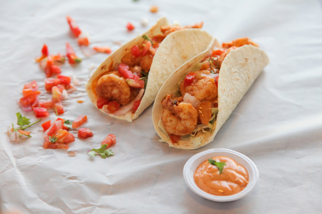 shrimp tacos