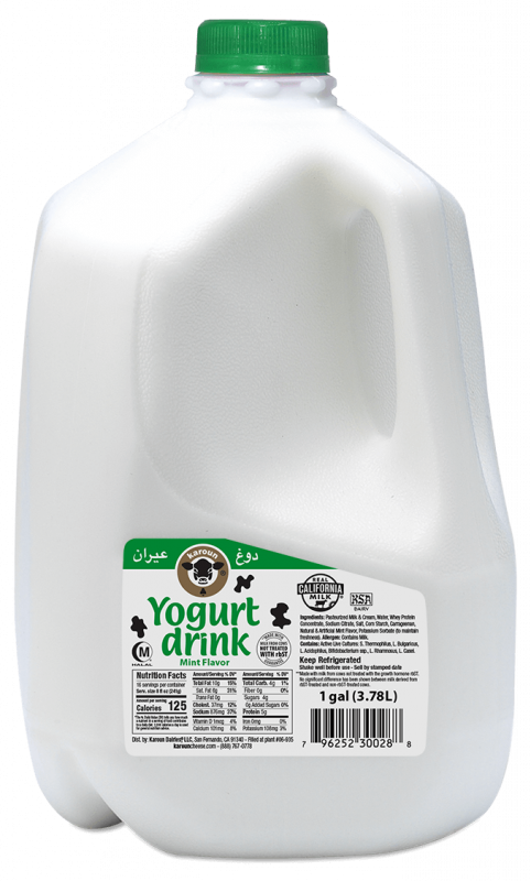 Yogurt Drink Mint Flavor 1  gal.