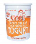 Yogurt Cream-On-Top Whole Milk Plain 32 oz.