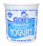 Yogurt Plain Whole Milk 64 oz.