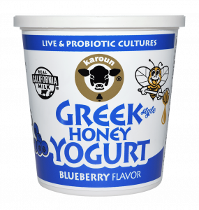 Greek Honey Yogurt Blueberry Flavor Whole Milk 24 oz.
