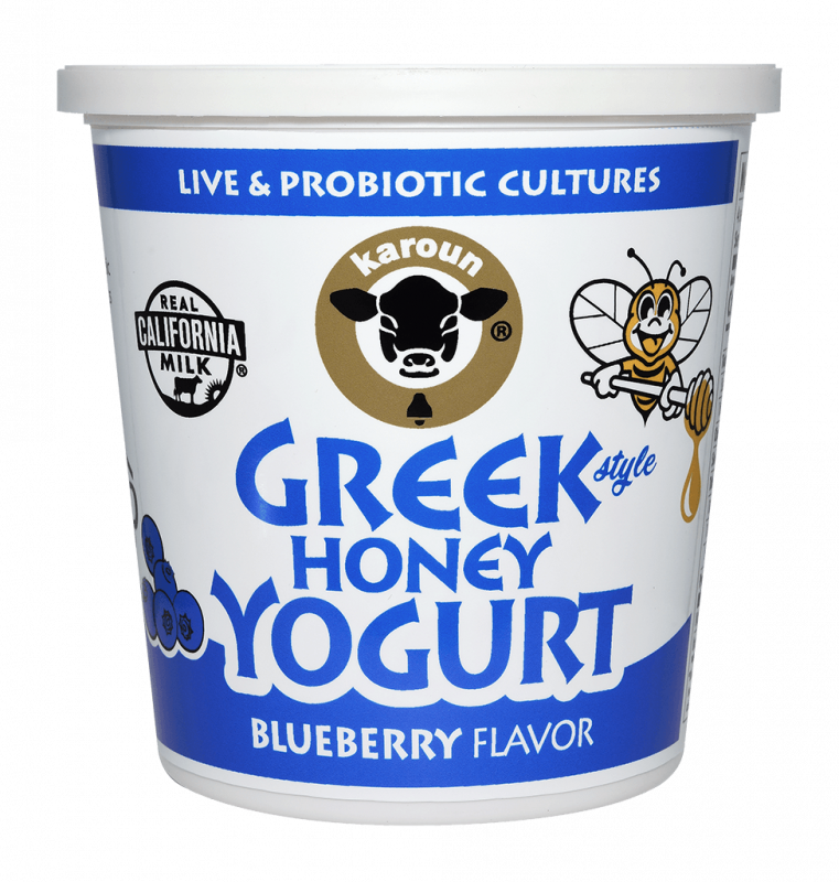 Greek Honey Yogurt Blueberry Flavor Whole Milk 24 oz.