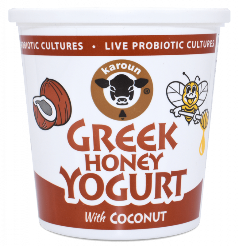 Greek Honey Yogurt Coconut Flavor Whole Milk 24 oz.