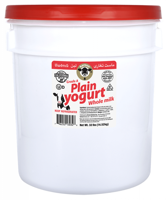 Plain Yogurt Pail 32 lb.