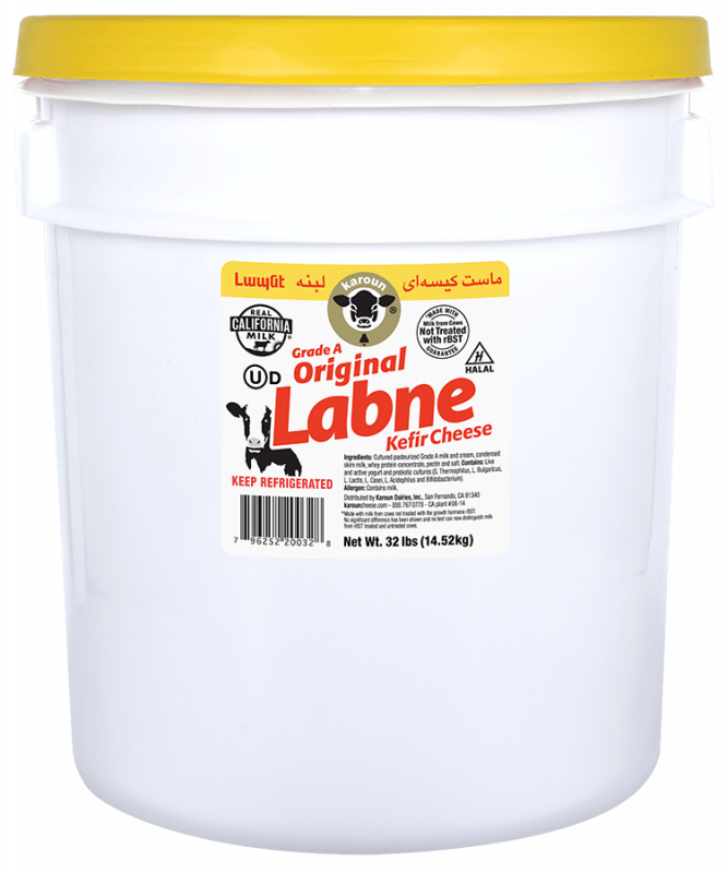 Labne Kefir Cheese Pail 32 lb.