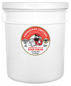 Canadian Style Sour Cream Pail 32 lb.