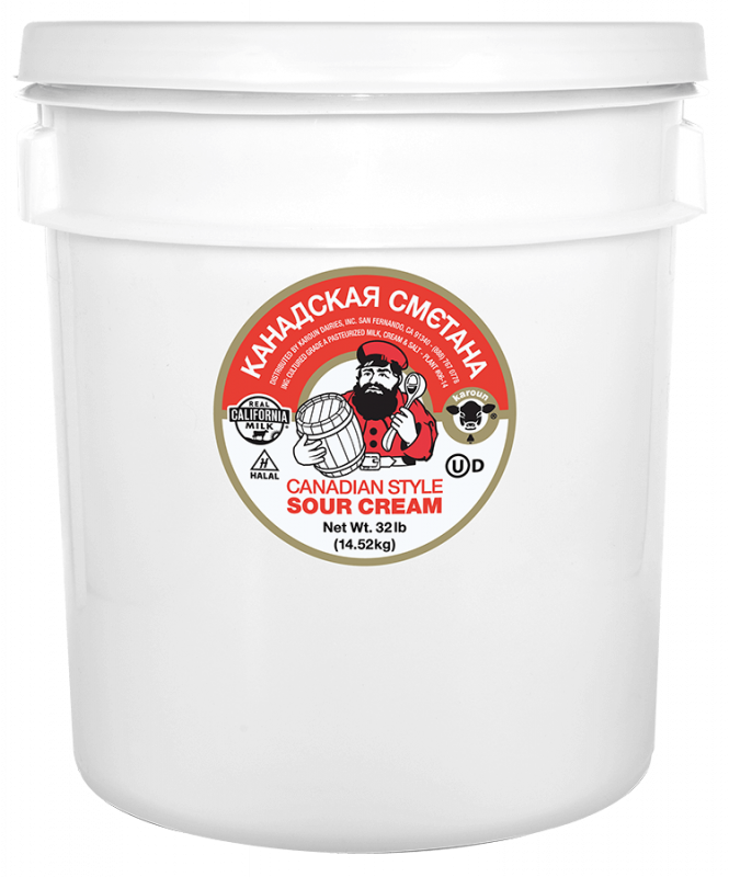 Canadian Style Sour Cream Pail 32 lb.