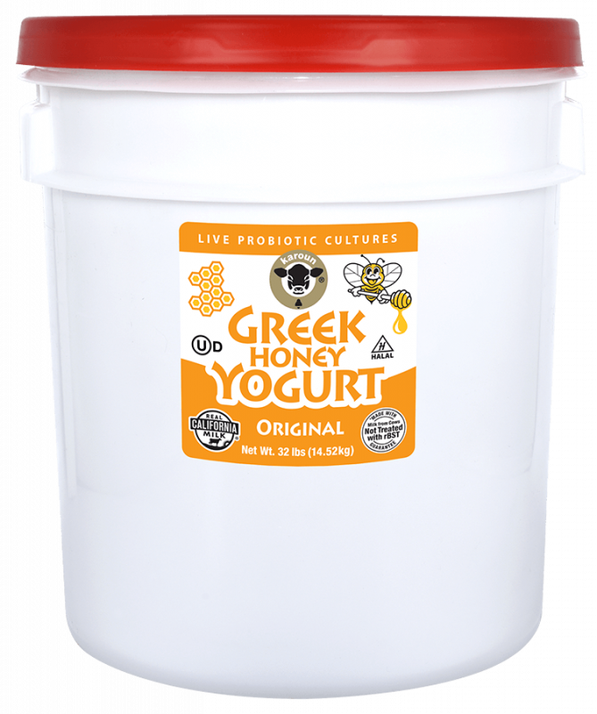 Greek Honey Yogurt Pail 32 lb.