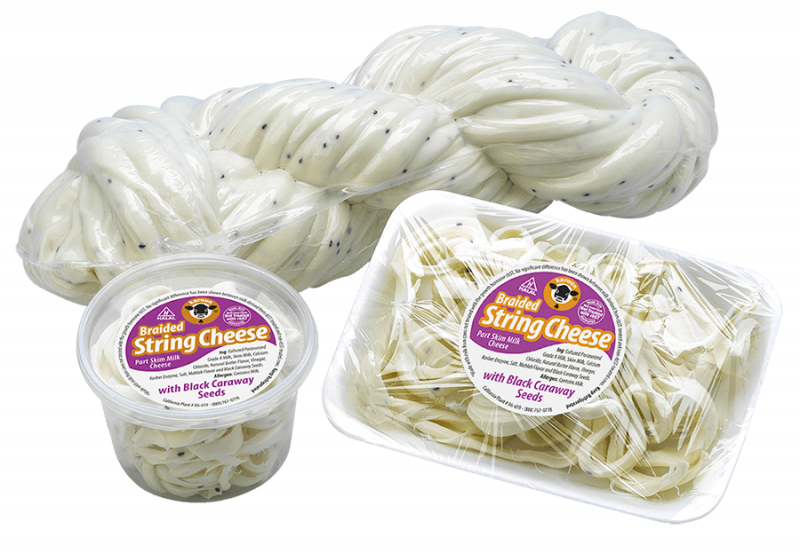 Braided String Cheese w/Seeds 8 lb.