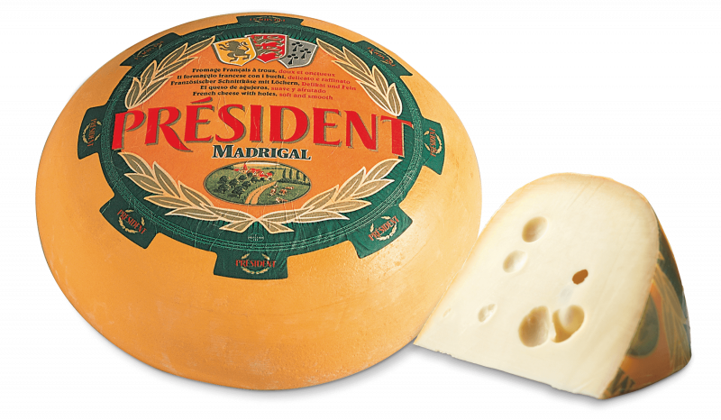 Président Madrigal Cheese 26 lb.