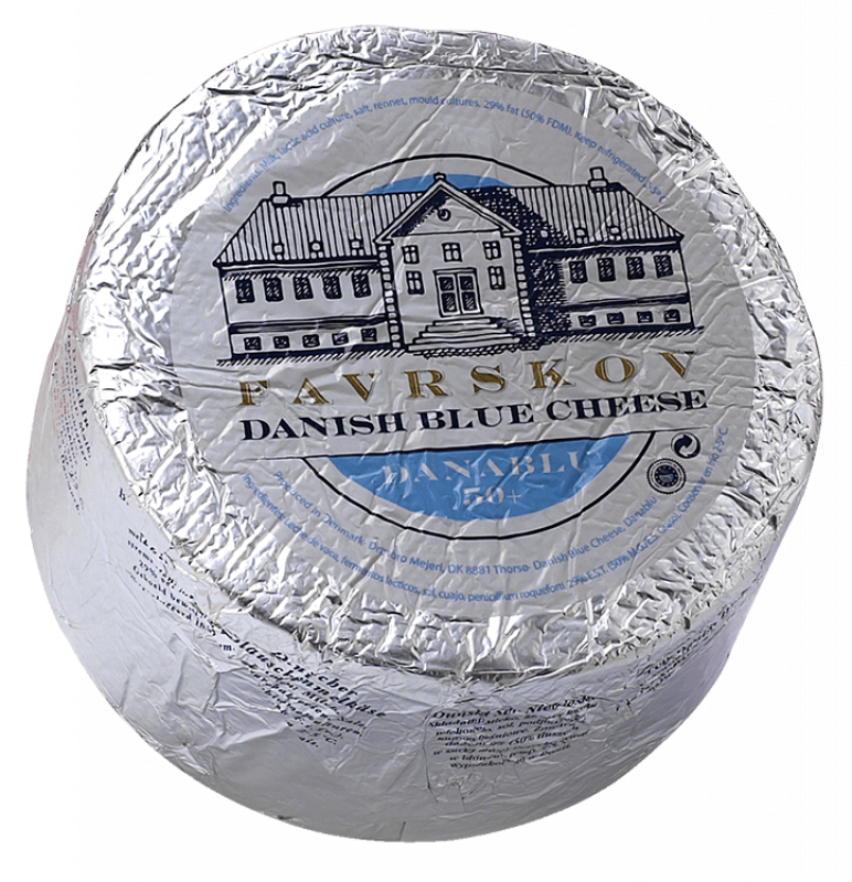Favrskov Danish Blue Cheese 7 lb. apx.