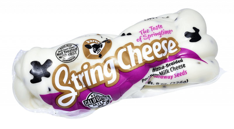 Hand Braided String Cheese with Seeds 8 oz.