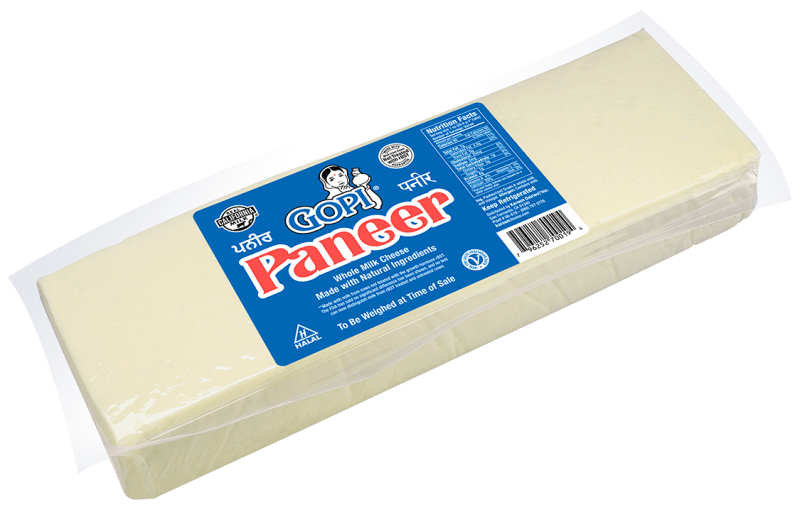 Indian Style Paneer 2.5 lb.