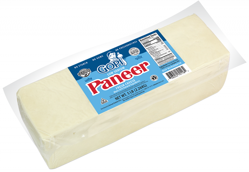 Indian Style Paneer 5 lb.