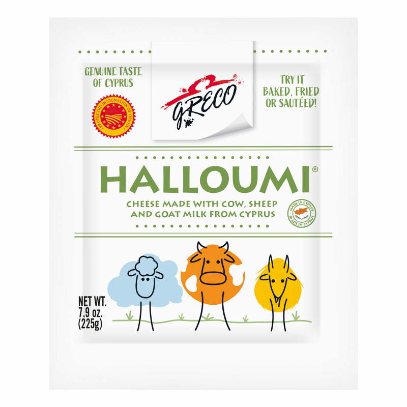 Greco Halloumi Cheese Chunk 7.9 oz