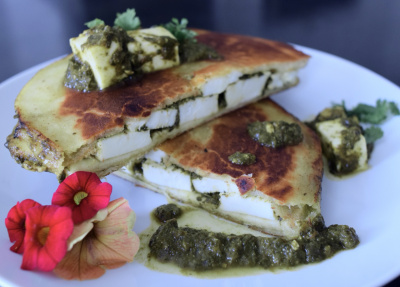 Palak Paneer Grilled Cheese