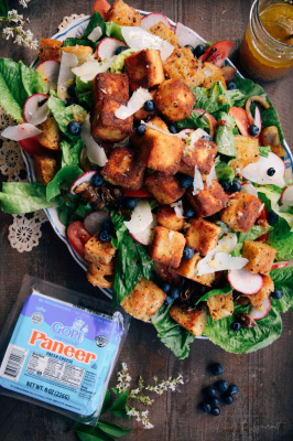 Fried Paneer Salad